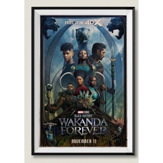 โปสเตอร์หนัง Black Panther Wakanda forever