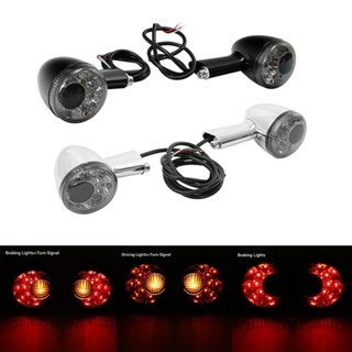 Motorcycle Rear Turn Signals Indicators LED Lights For Harley Sportster 883 Iron XL1200 1992-2022 Turn Indicator