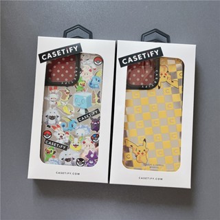 Casetify【Pokemon】เคสโทรศัพท์มือถือ TPU กันกระแทก ลายการ์ตูนน่ารัก สําหรับ iPhone 14 plus 14 pro Max 13 12 11 pro Max