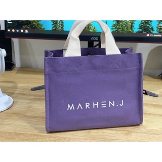 🦋MARHEN.J CANVAS BAG  canvas bag กระเป๋าผ้าแคนวาส ไซส์เล็ก 💕ขนาด กว้าง 9.5 สูง 7 หนา 5 นิ้ว.