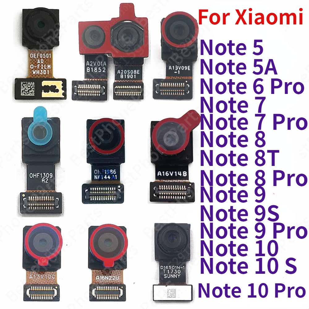 อะไหล่โมดูลกล้องด้านหน้า สําหรับ Xiaomi Redmi Note 5 5A 6 Pro 7 Pro 8 8T 8Pro 9 9S 9Pro 9T 10 10S 10 Pro 11 Pro