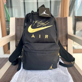 Nike Air Flight x Air Jordan กระเป๋าเป้สะพายหลัง ของแท้ - Black Gold Limited Edition