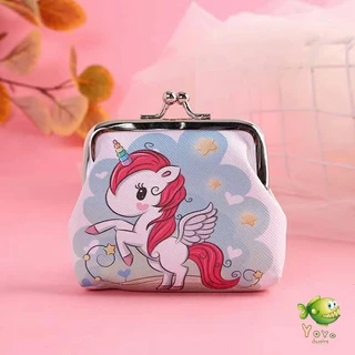 YOYO กระเป๋าใส่เหรียญ ภาพการ์ตูน กระเป๋าปิ๊กแป๊ก กระเป๋ามินิ Coin Purse