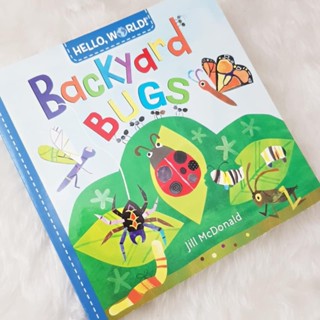 Hello, World! Backyard Bugs Board Book ความรู้ 0-6ปี Brand New ISBN 9780553521054 ของแท้ ราคาถูก สำเนา