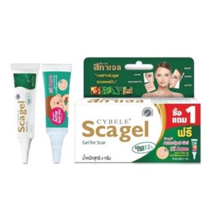 Cybele Scagel ซีเบล สกาเจล เจลลดรอยแผลเป็น แผลเป็น ขนาด 4 กรัม แถมฟรี! Scagel Acne Spot Gel เจลแต้มสิว ขนาด 4 กรัม 21079