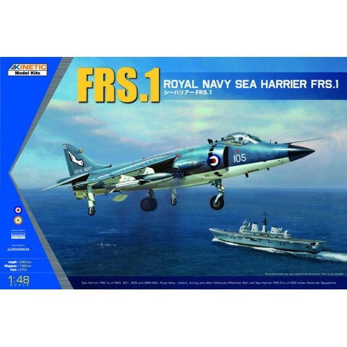 โมเดลประกอบ Kinetic Model1/48 KI-K48035 ROYAL NAVY SEA HARRIER FRS.1