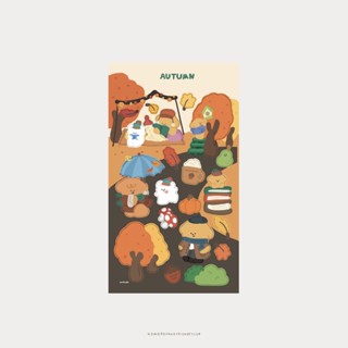 Autumn Sticker สติกเกอร์ธีมฤดูใบไม้ร่วง🍂🧤🧣