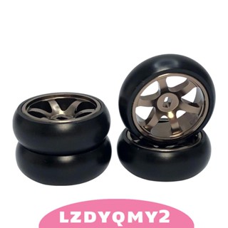 [Lzdyqmy2] 4Pcs RC Car Slick Wheel Wheels Tires for 284131 1/28 Hobby Car Accessories