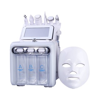 Multifunction Hydrogen Oxygen Beauty Machine With Led Mask Beauty Tools Oxygen Facial Machine High Frequency Facial Mach