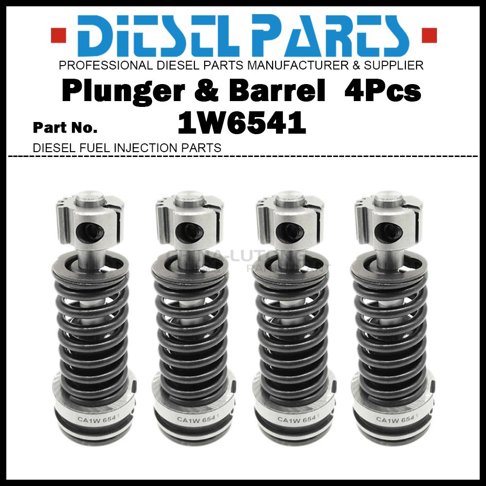 4 ชิ้น Plunger และ Barrel Assembly 1 W-6541 7N-7168 8N-9130 สําหรับ Caterpillar 3204 3304 3304B 3306