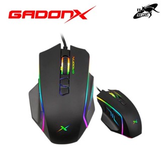 GADONX GM-X17 เม้าส์เกมมิ่ง Mouse Gaming High-performance IC RGB