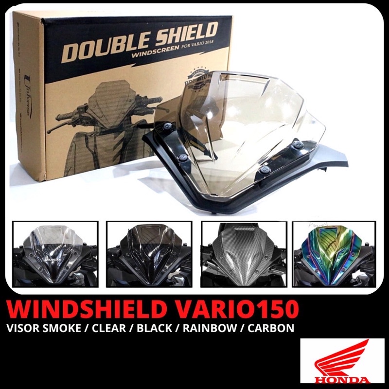 ใหม่ กระจกหน้าใส กันควันบุหรี่ สีรุ้ง สําหรับ HONDA VARIO 150