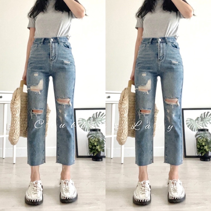 ใหม่ล่าสุด ทรงบอยกระบอกเล็ก มีไซส์ S-5XL เอว 24-40” งานผ้านอกนำเข้าค่ะ