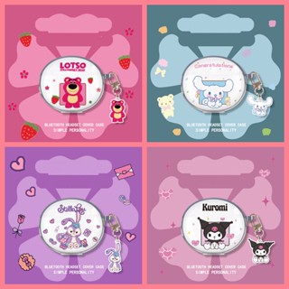 Sanrio เคสหูฟัง สําหรับ OPPO Enco Air 2 แบบนิ่ม สีโปร่งใส เคสซิลิโคนอ่อน สีสันสดใส กันน้ำ น่ารัก การ์ตูน Kuromi Cinnamonroll Stella Lou Losto