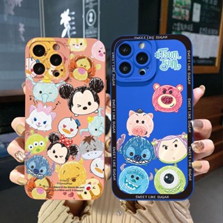 เคสป้องกันโทรศัพท์มือถือ ลายมอนสเตอร์ ขอบสี่เหลี่ยม สําหรับ iPhone 14 Plus 13 Pro Max 12 iPhone 11 XR 8 7 SE 2022