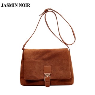 Jasmin NOIR กระเป๋าสะพายข้าง หนังนิ่ม มีตัวล็อค สําหรับผู้หญิง