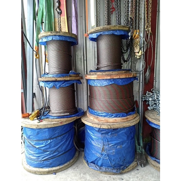 ลวดสลิงไส้เหล็กสลิงส่งออก (6*37) 12มิล,14มิล,5หุน,6หุน(ราคาต่อเมตร) - รูปที่ 4