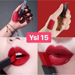 Beauty-Siam แท้ทั้งร้าน !!  ลิปสติก YSL THE SLIM สี 15 FUCHSIA ATPIQUE ขนาด 2.2 G.