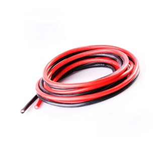 สายไฟซิลิโคน Flexible Silicone 18AWG 20AWG 22AWG 24AWG 26AWG  ยืดหยุ่นสูง ทนความร้อนสูง (ราคาต่อเมตร)