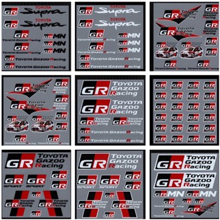 Gr Sport /GR GAZOO สติกเกอร์ตกแต่งกระจกรถยนต์ สําหรับ Toyota 86 YARiS RZ RC RS Camry Supra RAV4