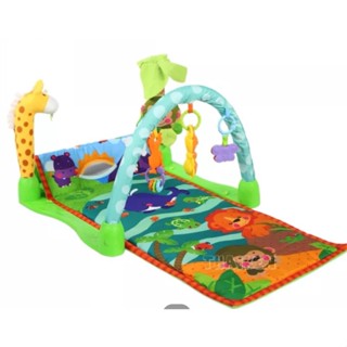 Monkey Toys เพยิมเด็ก ยีราฟ+ลิง 3in1 Kick&amp;Crawl Gym 8504 (6px/box)