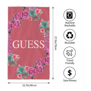 Guess (3) ผ้าขนหนูเช็ดหน้า ทรงสี่เหลี่ยม ขนาด 70x40 ซม. สําหรับออกกําลังกาย โยคะ วิ่ง เล่นกีฬา กลางแจ้ง