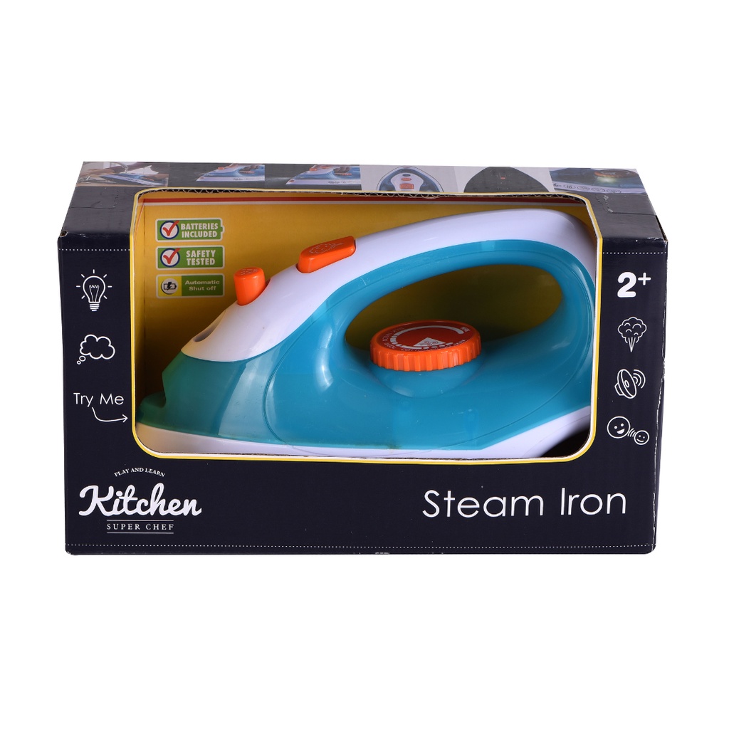 Wel-B x Infunbebe Stream Iron (เตารีดไอน้ำของเล่นเด็ก) - ของเล่นเด็ก ของเล่นจำลอง มีเสียง เตารีด