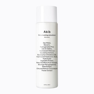 Abib Rebalancing Emulsion Skin Booster (200ml) อิมัลชั่นสำหรับผิวแพ้ง่าย