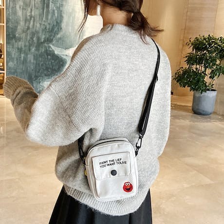 Tas Selempang Elmo Minmin Kekinian - Sling Bag Mini Korea Slempang Bahu Korea
