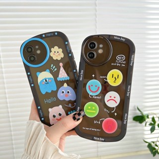 for OPPO A16K A57 2022 A96 A76 A16 A15s A93 A94 A74 A95 A54 A53 A52 A92 A12 A7 A5s A3s A5 A9 2020 F9 F11 Reno 6 7Z 8Z Emoji Soft Case with Camera Lens Protection Full Cover|BCD015