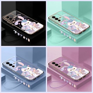 เคส OPPO A15 A15S A31 A52 A92 A74 A94 A91 Reno 3 A93 F17 Pro F19 Pro เคส กระต่ายน่ารัก โทรศัพท์มือถือ