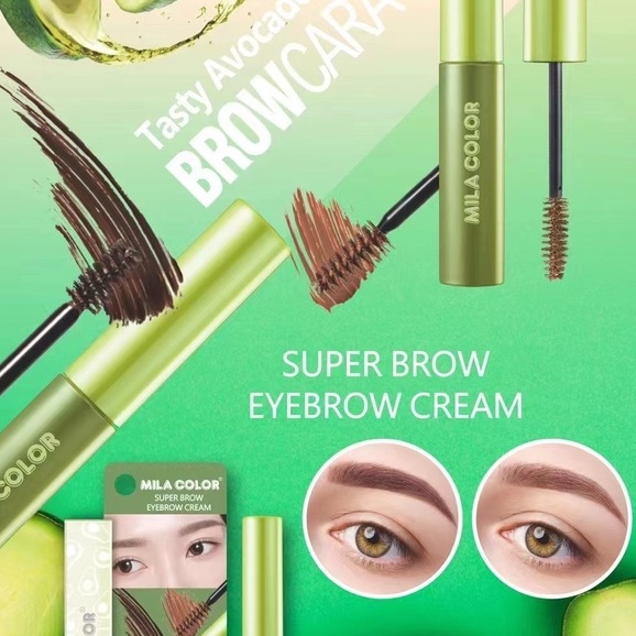 มาสคาร่าคิ้ว MILA COLOR ที่ปัดขนคิ้ว มาสคาร่าคิ้วกันน้ำ eyebrow mascara แห้งเร็ว ติดทนนาน