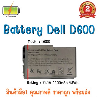 BATTERY DELL D600 สำหรับ Latitude D500, D505, D510, D520, D600, D610 / Inspiron 500m, 600m / Precision M20 Series