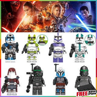 ฟิกเกอร์ Star Wars Bo-Katan Kryze 187th Legion Trooper The Clone Wars Galictic Marines ขนาดเล็ก XH0323