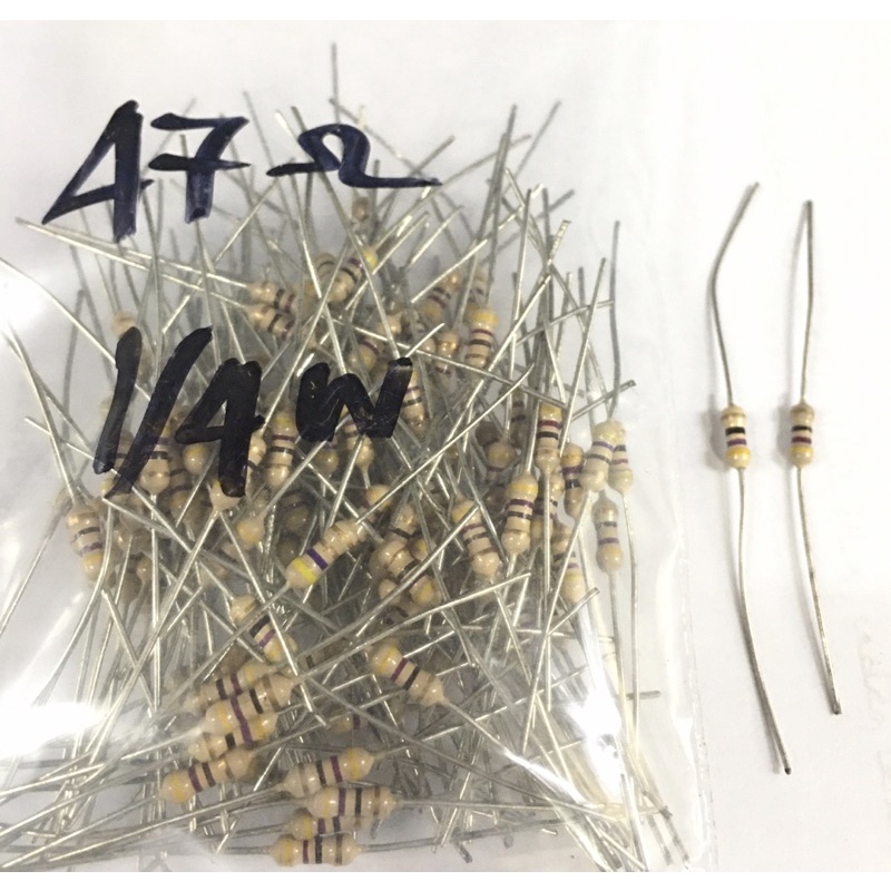 ตัวต้านทาน(รีซิสเตอร์ Resistor)1 Ohm 1 W(ค่า 1โอห์ม 1วัตต์) ชุดละ 10 ตัว