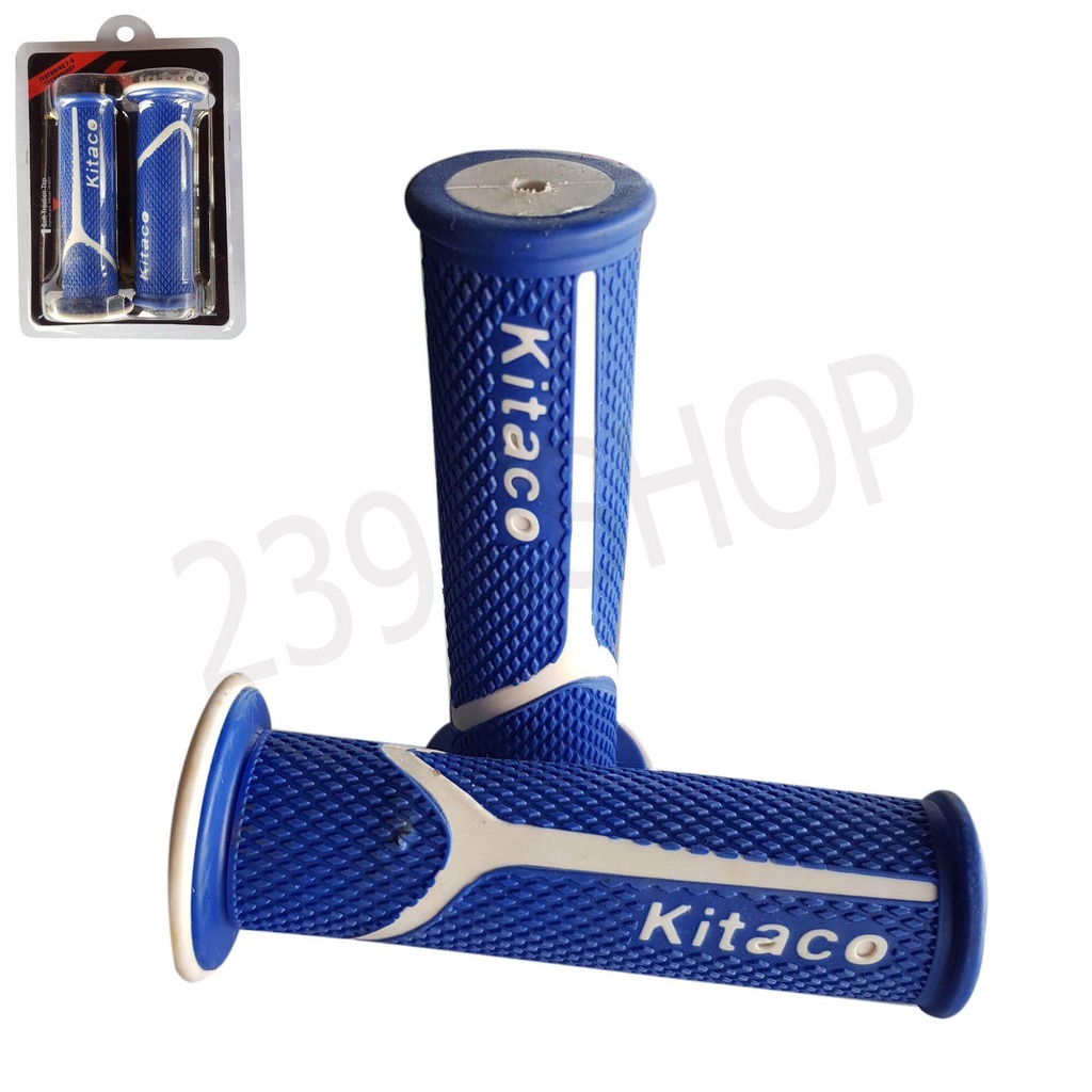 ปลอกมือแต่ง ปลอกแฮนด์ KITACO สีน้ำเงิน msx m-slaz N-MAX SONIC WAVE 100 WAVE110I SUPER-CUP ปอกมือ ปลอ