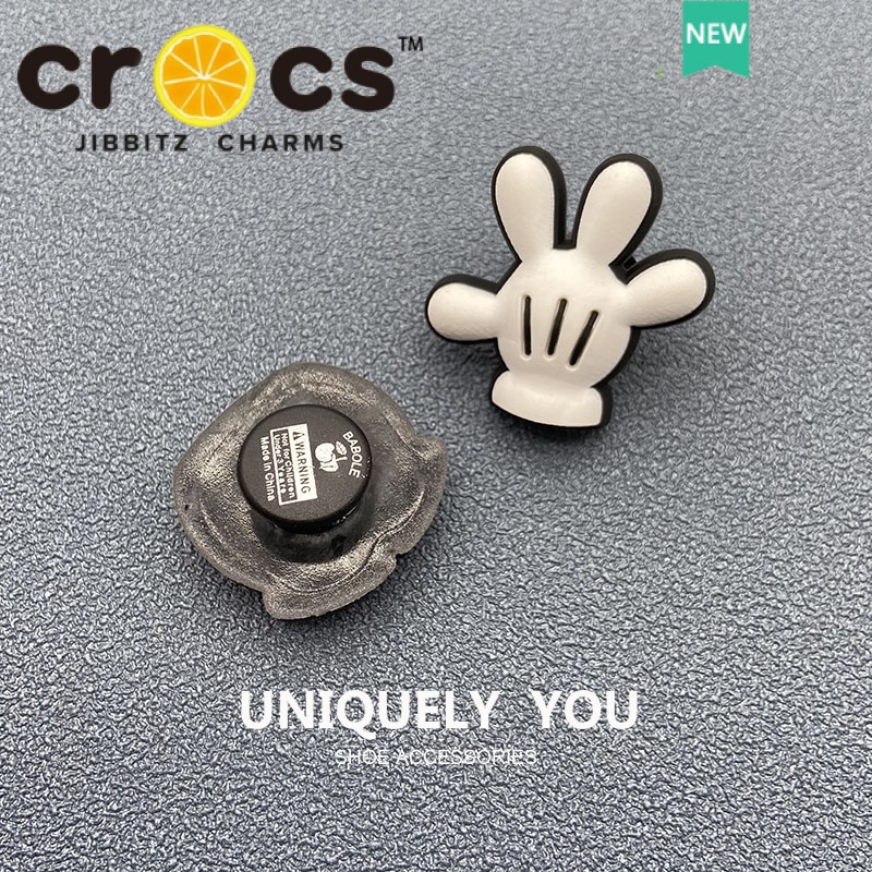 JIBBITZ cross charms ตัวติดรองเท้า มิกกี้6ชิ้น ตัวติดรองเท้า cross