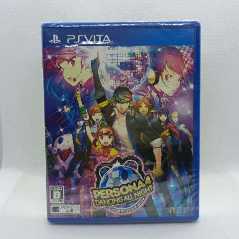 (New)(มือ1) Persona 4 Dancing All Night PS Vita | แผ่นเกมเพลสเตชั่นวีต้า แท้ | Zone 2 | Japan