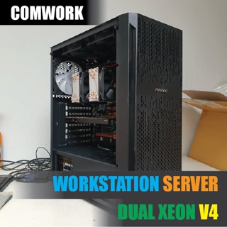 คอม 64 เธรด | ซีพียู DUAL XEON E5 2683 V4 | เมนบอร์ด DUAL CPU | แรม 16GB-128GB | M.2 NVMe | SERVER WORKSTATION COMWORK