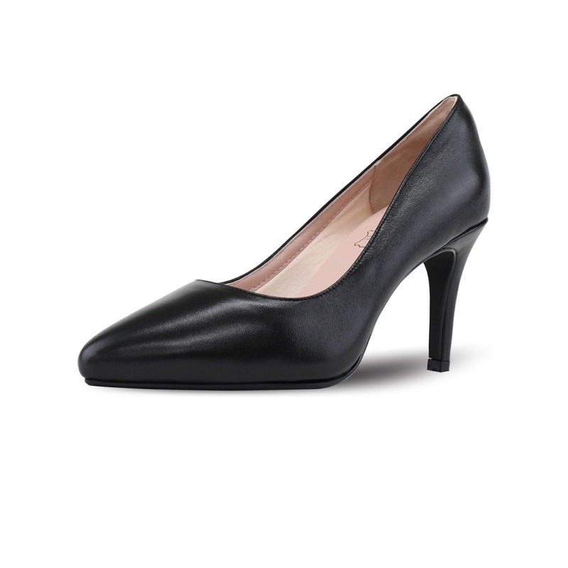 ส่งต่อSIRENA รองเท้าหนังแท้ ส้น 3.5 นิ้ว รุ่น JULIET สีดำ รองเท้าคัชชูผู้หญิง