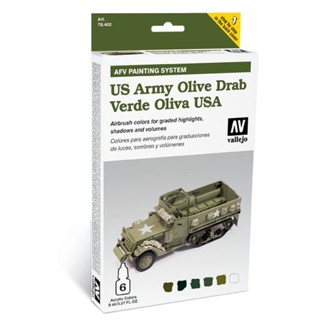 Vallejo AFV Painting System 78.402 US Army Olive Drab