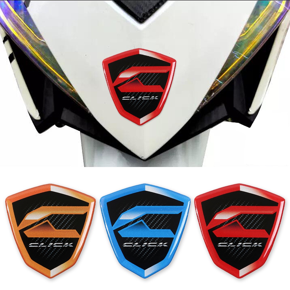 สติ๊กเกอร์โลหะฮอนด้าคลิก CLICK 125i 150i ตราสัญลักษณ์สำหรับรถจักรยานยนต์ decals