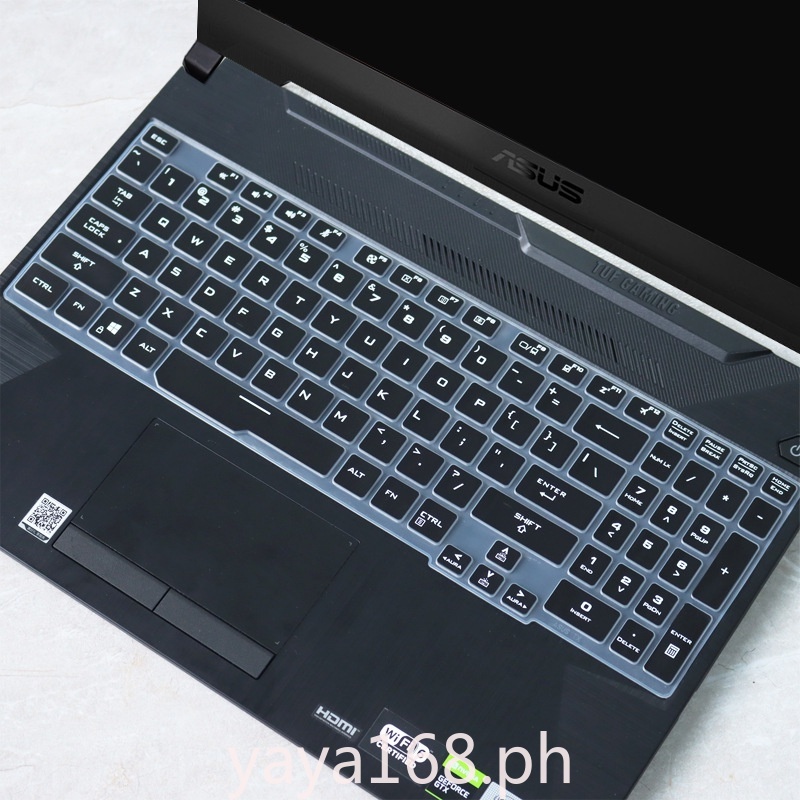 Asus Tuf Gaming ป้องกันฝุ่นแป้นพิมพ์แล็ปท็อปกันน้ําฝาครอบ Tuf A15 A17 F15 15.6 "15.6 นิ้วคีย์บอร์ดซิลิโคนอ่อนนุ่มสําหรับ Fa706 FA506 FA506iu FA506iv Fa506ii Fa706