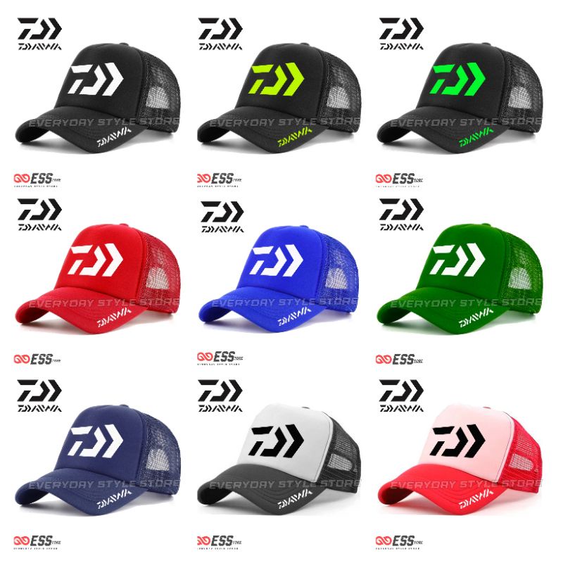 หมวกตาข่ายรถบรรทุก Daiwa / หมวกตกปลา Daiwa หลากสี