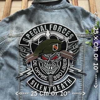 หน่วยรบ Special Force Army ตัวรีดติดเสื้อ อาร์มรีด อาร์มปัก ตกแต่งเสื้อผ้า หมวก กระเป๋า แจ๊คเก็ตยีนส์ Embroidered Iro...