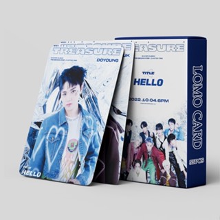 LOMO CARD TREASURE Hello , TEU-DAY เทรเชอร์ โลโม่การ์ดแบบ 2 ด้าน โค้งมน ไร้ขอบ 30-55 ชิ้น/กล่อง ขนาด 8.7×5.7 ซม. KPOP