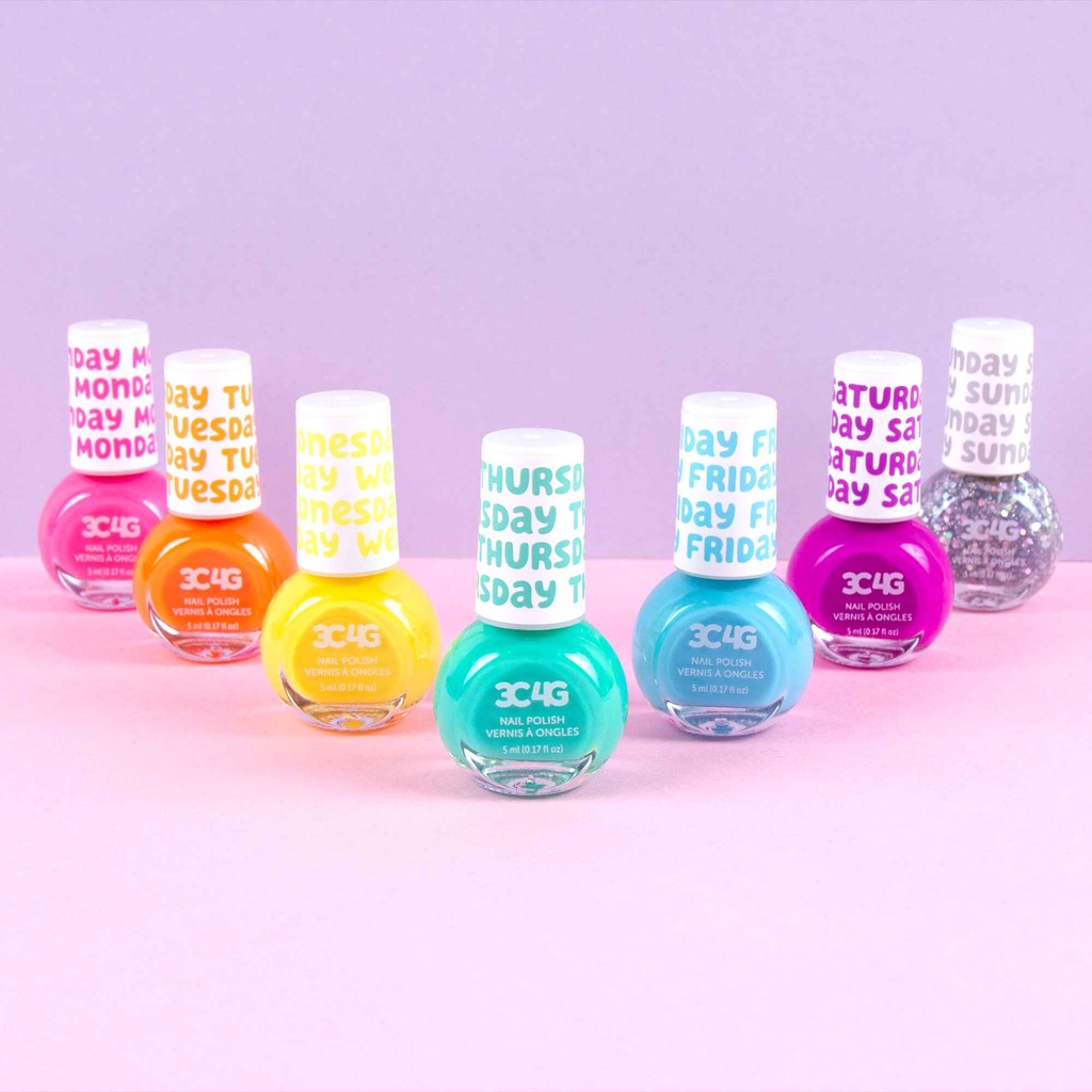 3C4G Rainbow Days of the week Nail Polish ราคา ถูกที่สุด ดีลบีเคเค แกลเลอรีภาพที่ 4