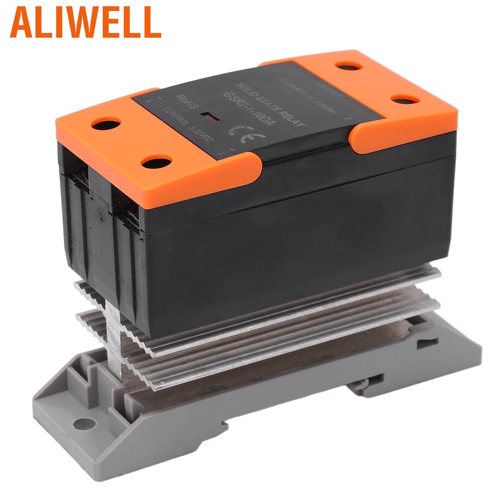 Aliwell 1Pcs Small Solid State Relay DA Module with Heat Sink DC