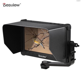 Besview P5II มอนิเตอร์กล้อง 5.5 นิ้ว 1920 * 1080 4K HDMI อินพุต เอาท์พุต 800Nits ความสว่างสูง 3D LUT ปรับแต่ง HDR พร้อมม่านบังแดด สําหรับกล้อง DSLR