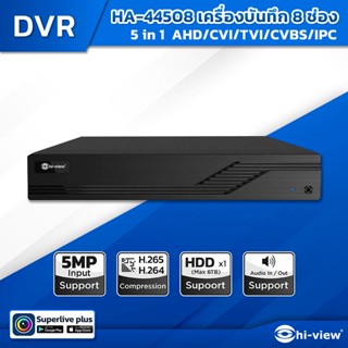 Hi-view DVR 5in1เครื่องบันทึก 8 Ch. รุ่น HA-44508